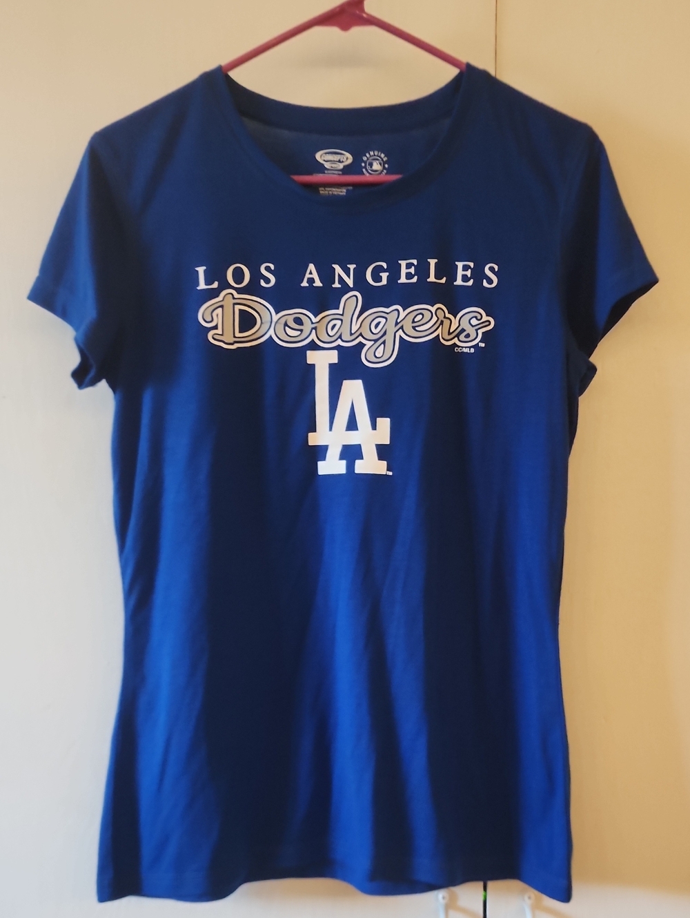 Los Angeles Dodgers Women's Blue Logo T-Shirt